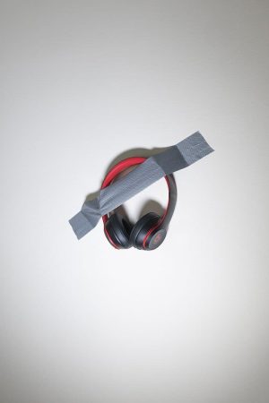 Mediocre Headphones on Wall